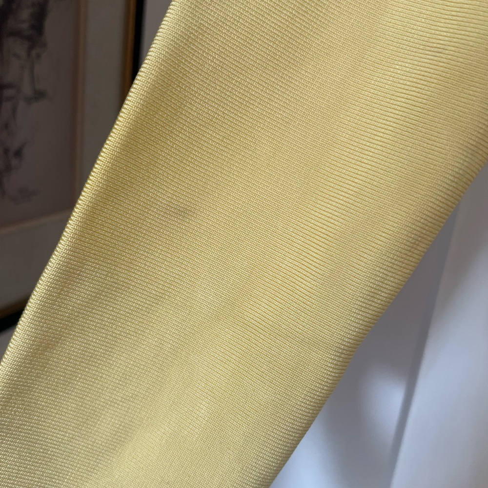 $195 House of CB GIACOMINA Yellow Bandage dress - M - Picture 7 of 8